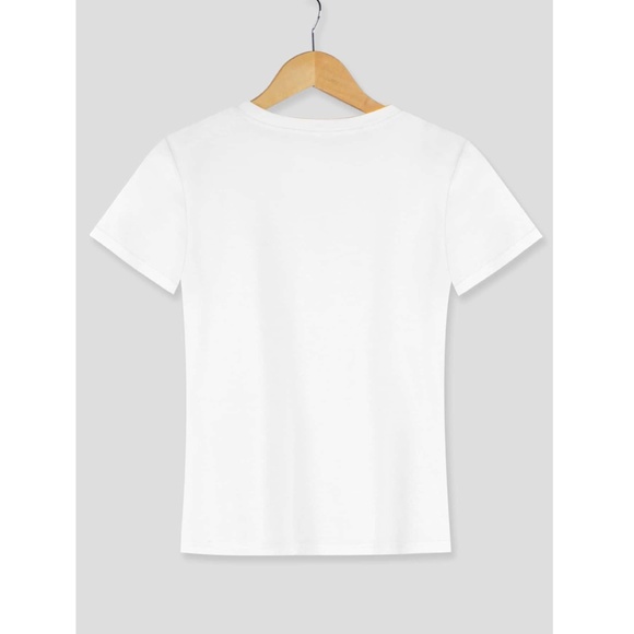 Sunflower Print White Tee Shirt - Picture 2 of 11